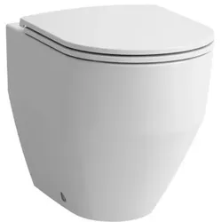 Laufen Stand-Tiefspül-WC PRO spülrandlos, Abgang waagerecht oder senkrecht, weiß LCC