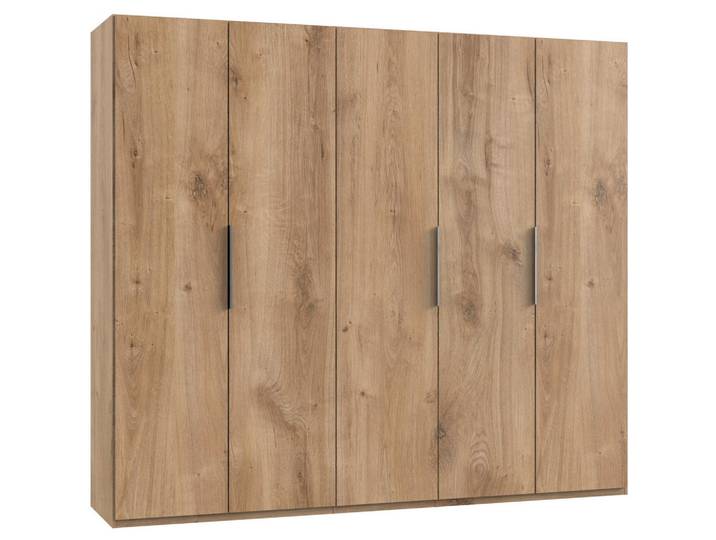 Mid.you Drehtürenschrank Wimex Level 36A, Eiche, 3 Fächer, 250x216x58 cm, BQ - Bündnis für Qualität, Made in Germany, DIN EN ISO 9001, umfangreiches Zubehör erhältlich, in verschiedenen Größen und Holzdekoren erhältlich, Schlafzimmer, Kleiderschränke, Drehtürenschränke
