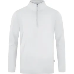 JAKO Doubletex Sweatshirt mit 1/4-Reißverschluss weiß S