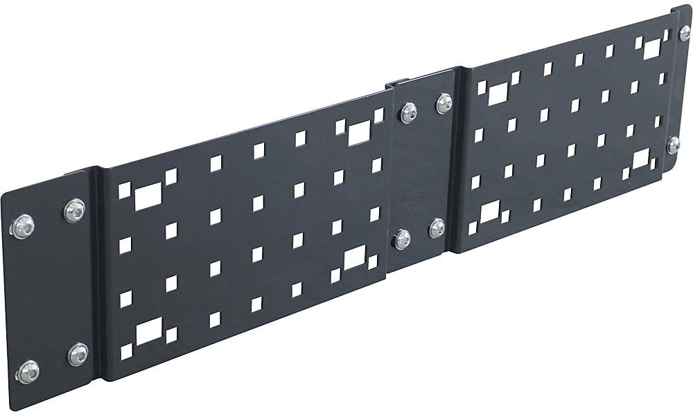 kaiserkraft Lochblech CustomLine für Dokumentenhalter, für Montage-/ Etagenwagen, anthrazitgrau RAL 7016