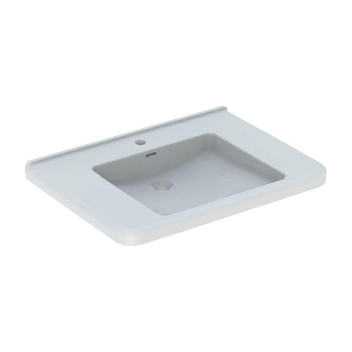 Geberit Renova Comfort Waschtisch 128575000 75 x 55 cm, weiss, unterfahrbar