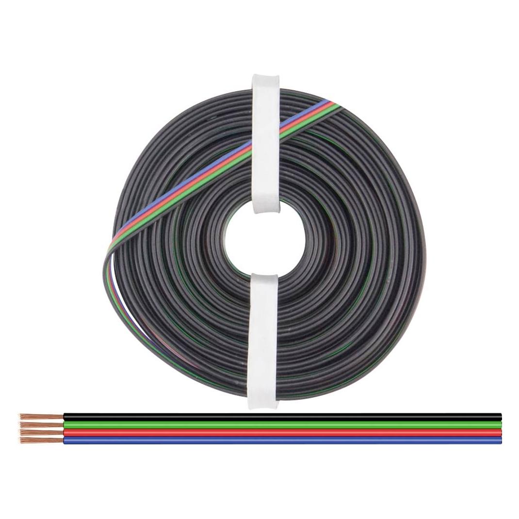 Donau VIERLINGSLITZE 0,50 mm² / 10m RGB-LED (10 m) (450-010)