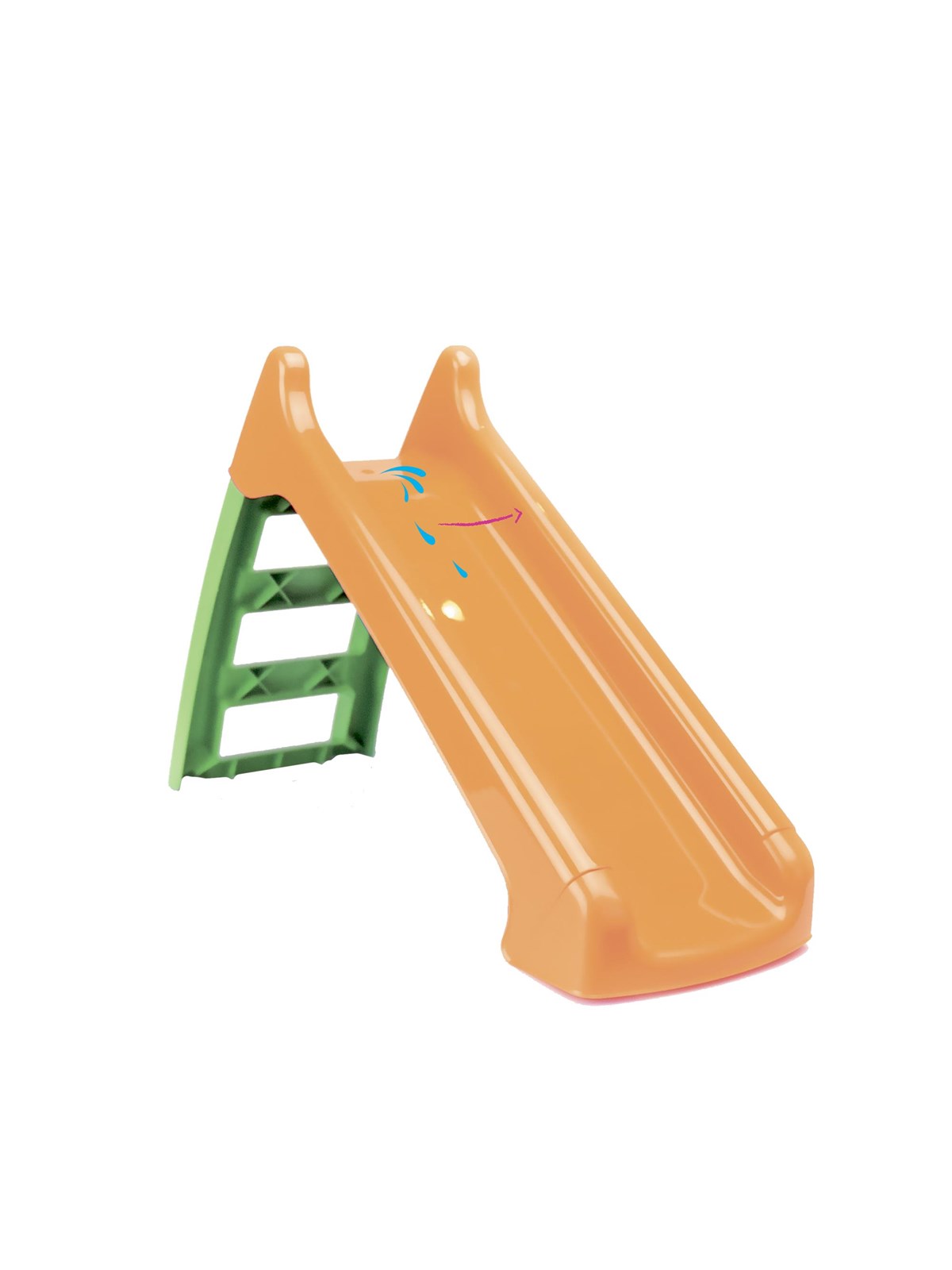 Paradiso Toys Plastic slide with water connection