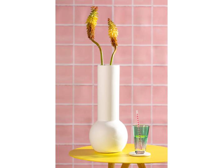Vase Brera type B 19 x 42 x 19cm Blanc