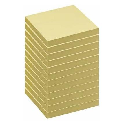 Dots Recycling Haftnotizen Standard gelb 12 Blöcke (75 x 75 mm) (222024)