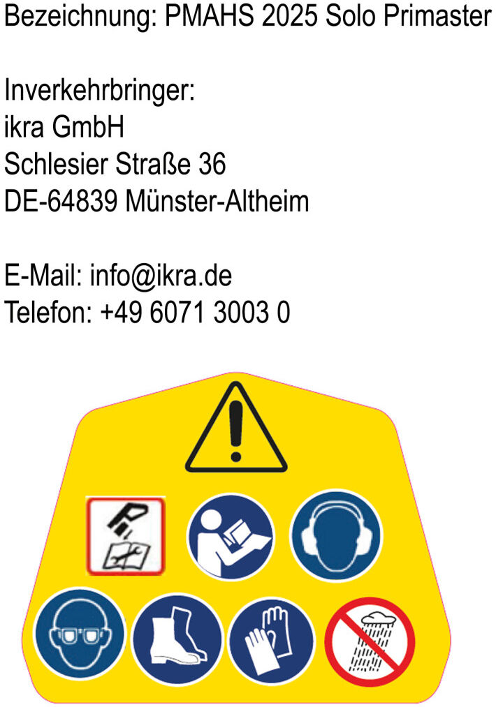 Primaster Akku-Heckenschere PMAHS 2025 Solo
