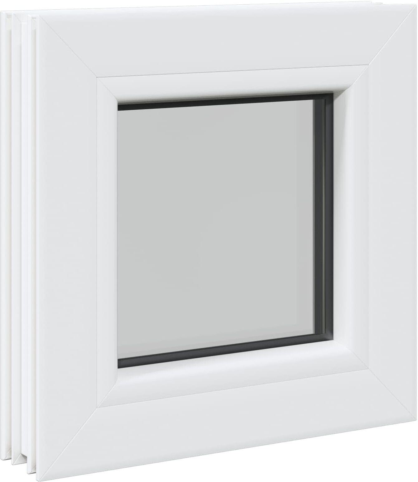 vidaXL Couleur blanche de la fenêtre de cave intérieure RISOR