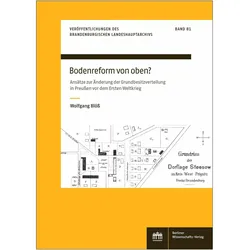 Bodenreform von oben?, Fachbücher von Wolfgang Blöss