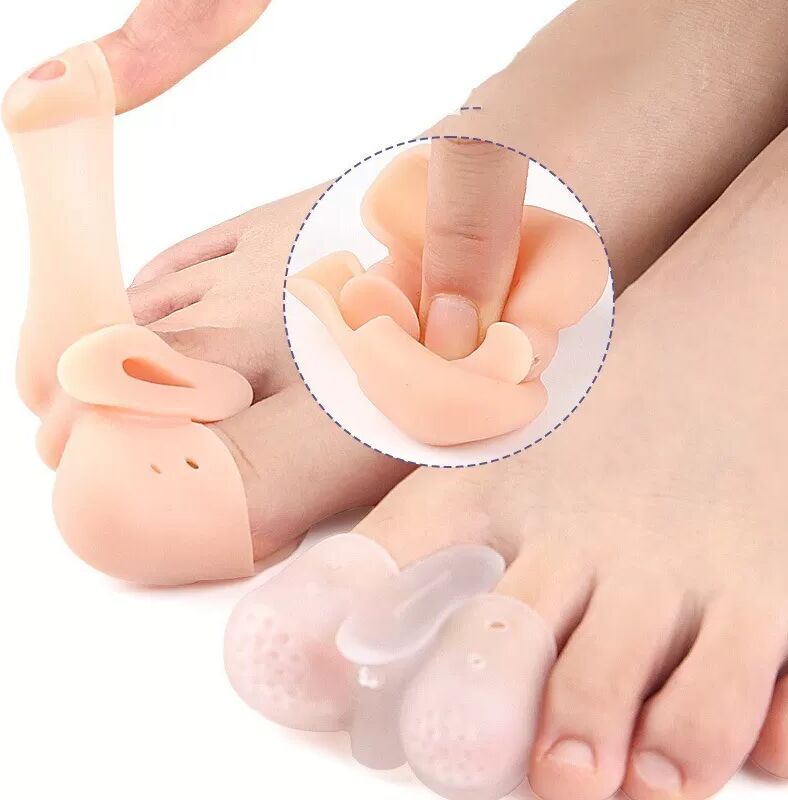 INF Doppelloch-Zehenspreizer: Sanfte Korrektur für überlappende Zehen und Hallux Valgus