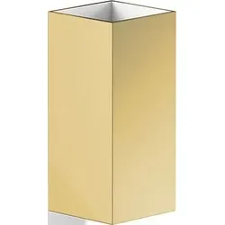 Corner Zahnbürstenbecher gold matt für die Wand