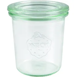 Dosen-Zentrale Weck Sturzglas 140 ml (Hochwertiges Einweck, Einmach Glas mit Glasdeckel, zum Einkochen Hitzebestän, Einmachgläser, Transparent