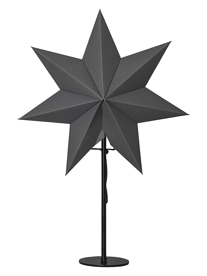 STAR Trading Standleuchte "Mixa" in Grau - (B)34 x (H)50 cm - onesize