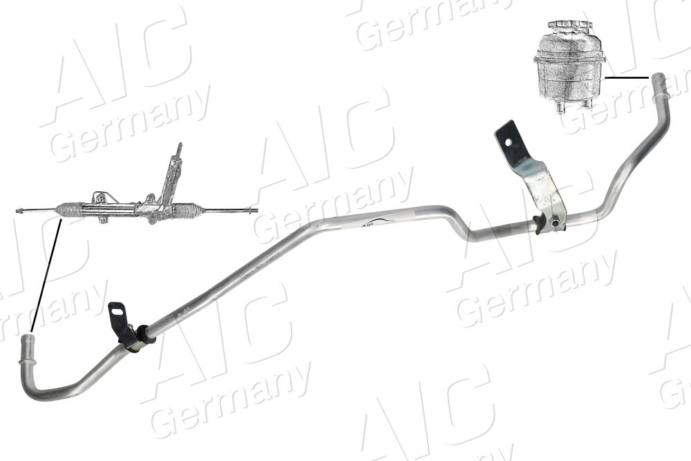 Aic Hydraulikschlauch, Lenkung 55969 Von Lenkgetriebe Nach Ausgleichsbehälter Für Renault