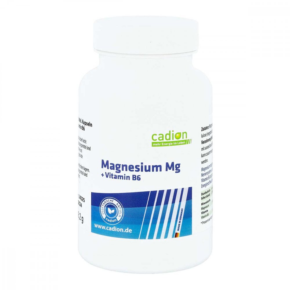 Cadion AS Vertriebs GmbH Cadion Magnesium Kapseln+b6 04538765