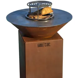 GRILLCHIC brasero cevenol corten normal rund 74 einfache Wanne