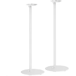 TecLines TLH003W 2x Lautsprecher Ständer für Sonos Era 100, weiss (1 Paar, Ständer), Lautsprecher Ständer + Wandmontage, Weiss