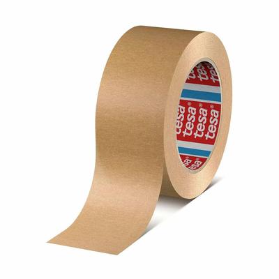 6x TESA Papierklebeband tesapack 4713 mit Naturkautschukkleber 50mm x 50m braun