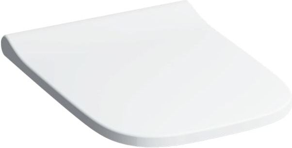 Geberit Smyle Square WC-Sitz 500237011 weiss, mit Absenkautomatik, Scharniere chrom