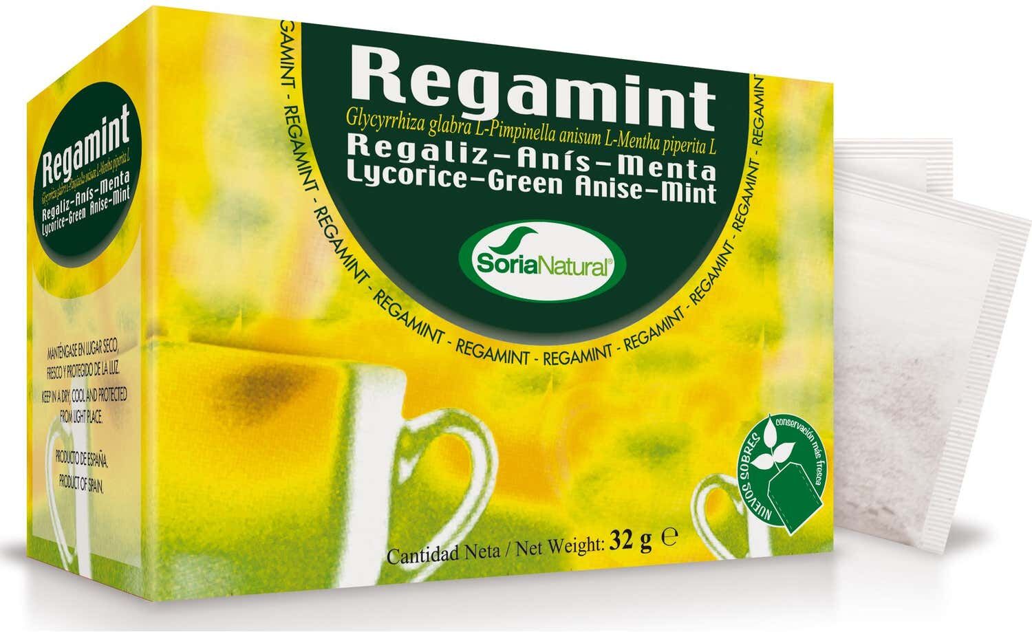 Soria Natural Regamint infusión 20 filtros