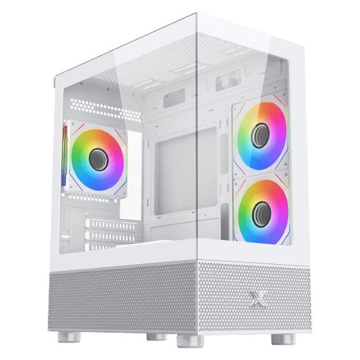Xigmatek Boitier Moyen Tour ATX Alphard M RGB avec panneaux vitrés (Blanc) (ATX) (53174605)
