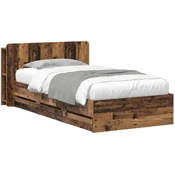 vidaXL, Bett, Aufbewahrungsbett (80 x 200 cm)
