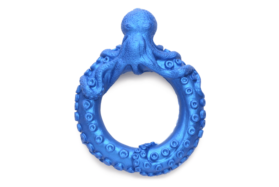Creature Cocks by XR Brands Poseidon's Octo-Ring - Cock Ring Silicone - Diamètre 4 cm