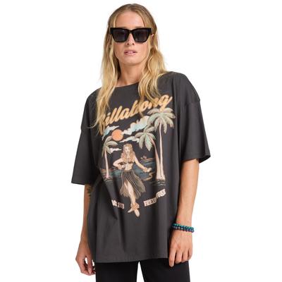 T-Shirt BILLABONG "My Sunny Girl", Damen, Gr. M, schwarz (off schwarz), Obermaterial: 100% Baumwolle., Shirts T-Shirt