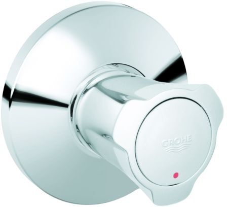 Grohe Unterputz-Ventil-Oberbau Costa neu chrom, Markierung rot, 20-200 mm