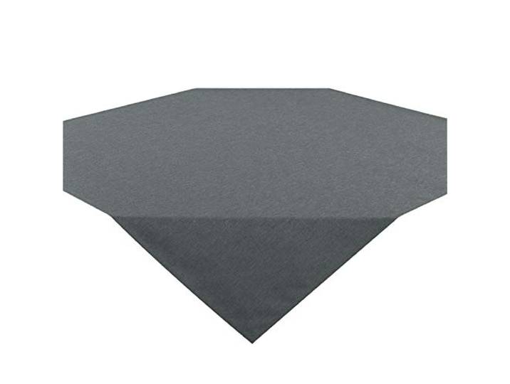Tischdecke Wien - Mitteldecke Fleckschutz Leinenoptik - 85x85 cm anthrazit