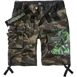 Brandit Iron Maiden Savage The Number of The Beast Shorts
