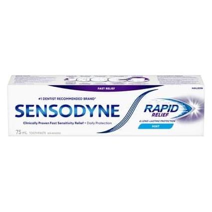 Sensodyne Rapid Relief Toothpaste For Sensitive Teeth 75ml (75 ml) (62784925)