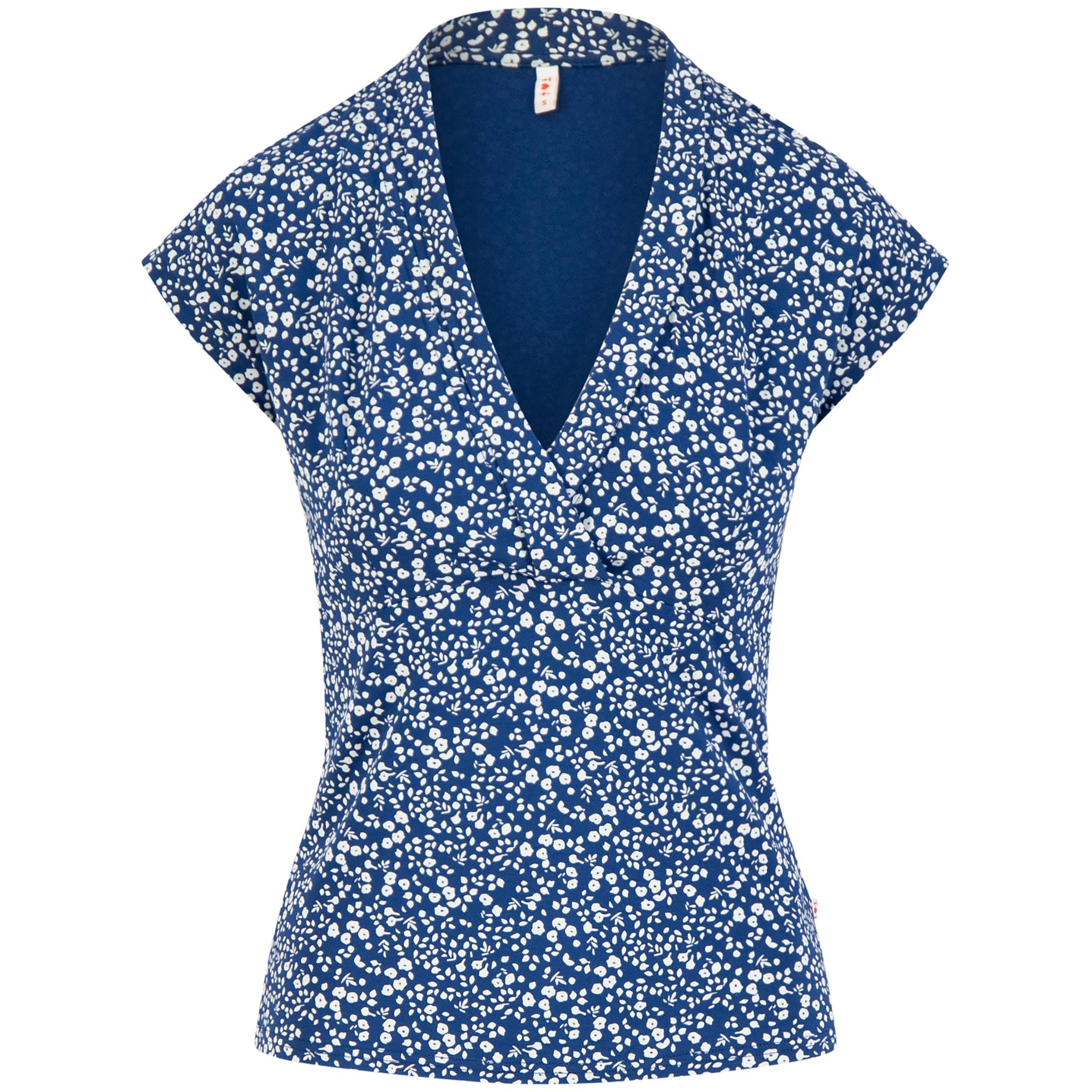 Blutsgeschwister Mon Cher Cache-cœur Damen T-Shirts blau Größe L Lifestyle Atmungsaktiv