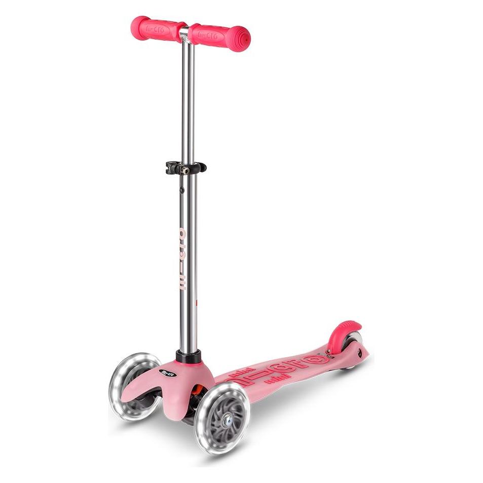 Micro Scooter Mini Deluxe Glow Plus LED Pink (MMD213)