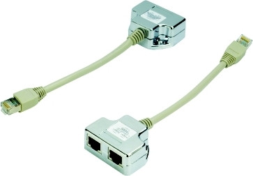Datacom Rozbočka 1 naar 2, STP, Cat5e