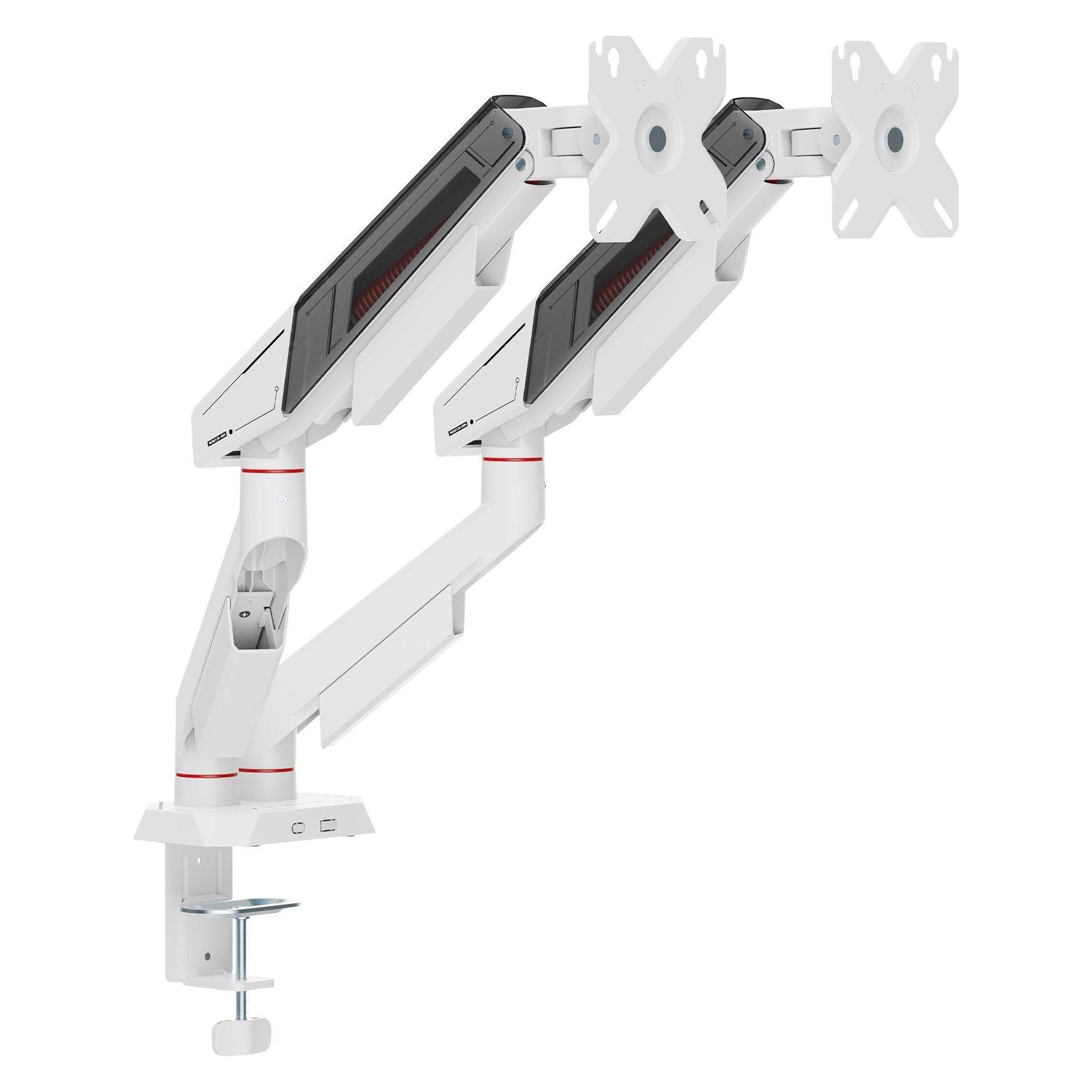 White Shark KHUFU-II GMS-3211 / 2 Monitor Desktop Mount (Tisch, 35", 12 kg) (KHUFU-II)