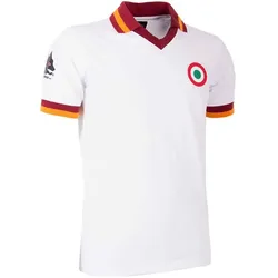 Copa Football, Herren, Fussballtrikot, Retro AS Roma 1980-81 (M), Weiss