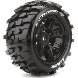 Louise x-champ sport-reifen felge schwarz 24mm traxxas x-maxx mft (2)