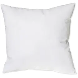 BettwarenShop Dekokissen Sofakissen Füllkissen Federkissen fest 60x60 cm - weiß