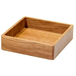 LINDDNA Schale OAK Holz Beige Natur