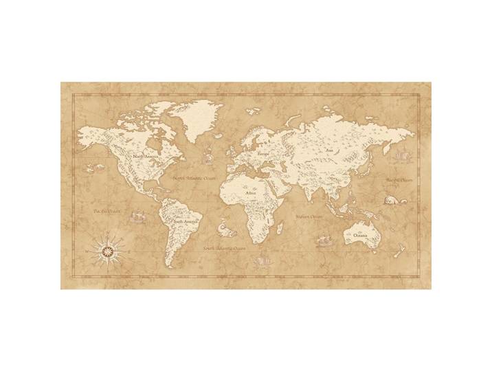 FOTOTAPETE VINTAGE WORLD MAP