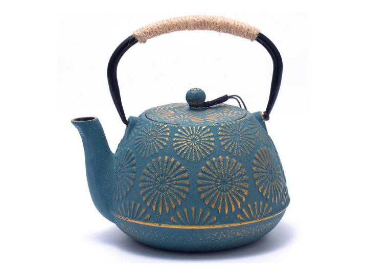 LuxusKollektion Teekanne Gusseisen Teekanne mit Infuser 1.2L