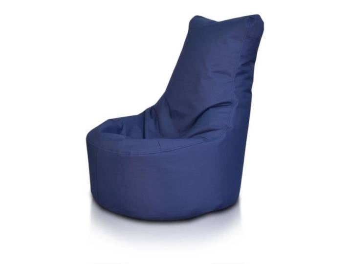Fauteuil Poire Pouf SEAT L POLIESTER Bleu marine