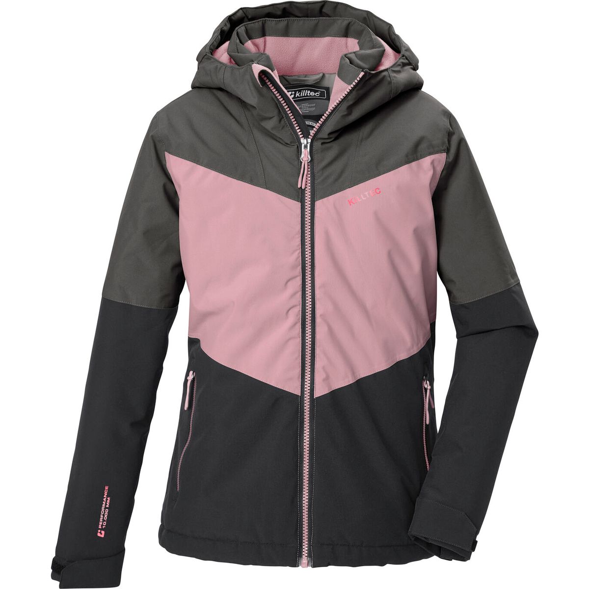 killtec KOW 156 Girls Jacket dunkelstein (00266) 176 44751-000-00266-176