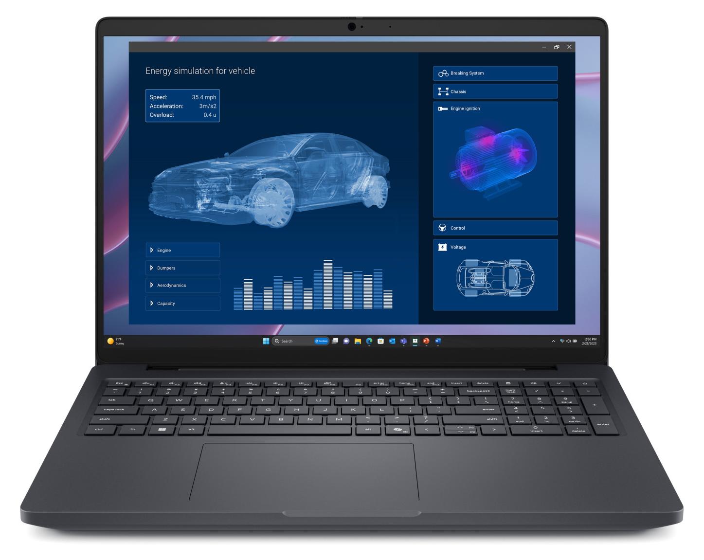 DELL Pro Max 16 MC16255, AMD Ryzen AI 7 PRO, 2 GHz, 40,6 cm (16"), 1920 x 1200 Pixel, 32 GB, 1 TB