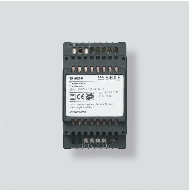 Siedle&Söhne; Transformateur TR 603-0 (200035160-00)