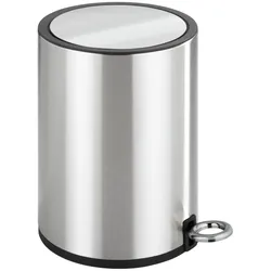 WENKO Kosmetik Treteimer Mod. Monza Edelstahl glänzend, mit Absenkautomatik