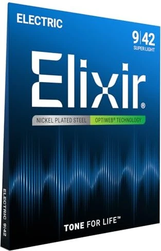 Elixir 19077 Optiweb Nickel 10-52 Light-Heavy