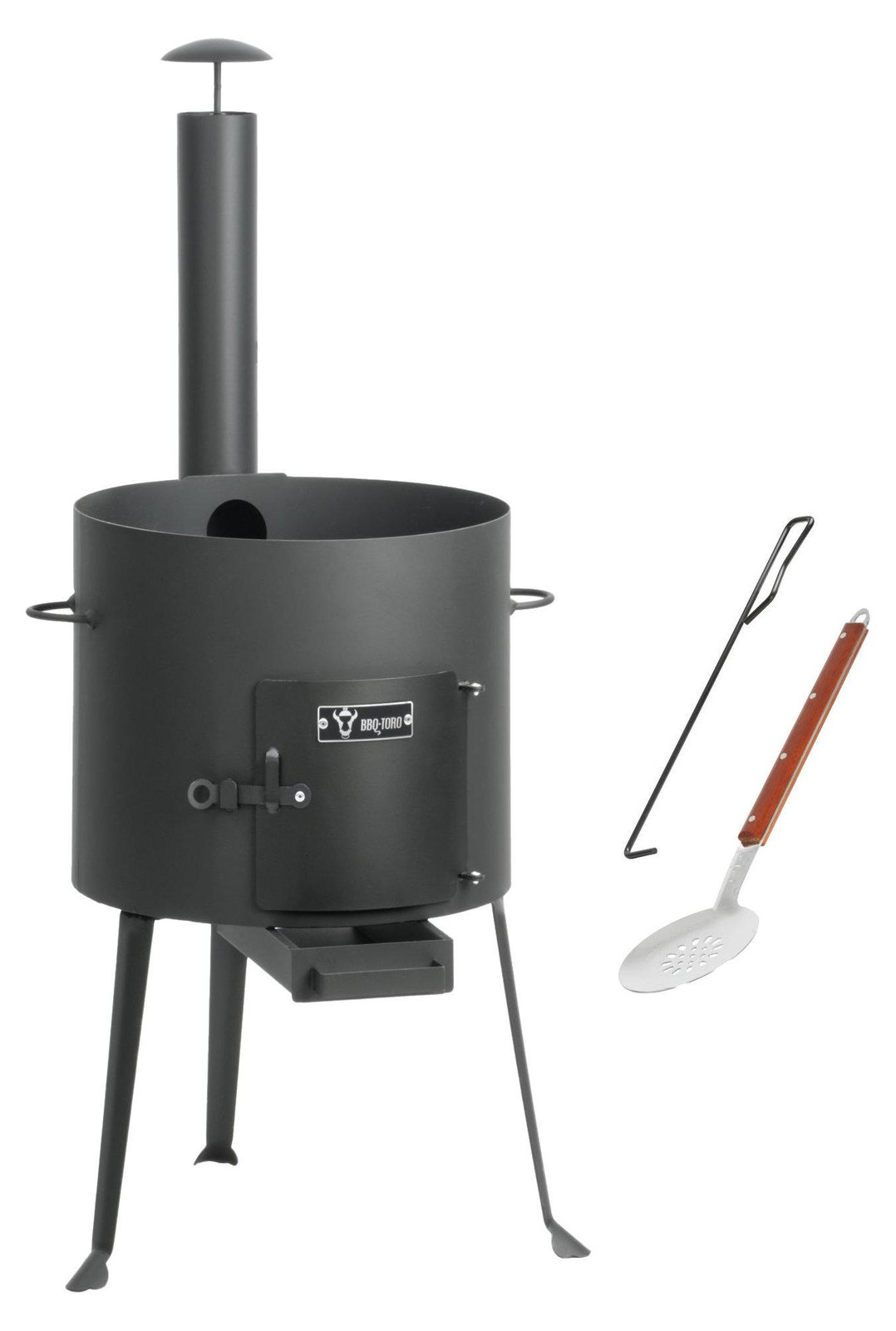 BBQ-Toro Kazan oven met pijp en schuimlepel, diameter: 34 cm