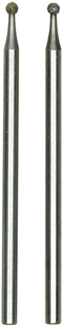 Proxxon Fraises diamantées, sphériques, 1,8 mm, 2 pièces (28222)