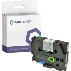 Kompatibel für Brother P-Touch P 700 (TZE-243) Schriftband 18mm/8m Blau auf Weiss